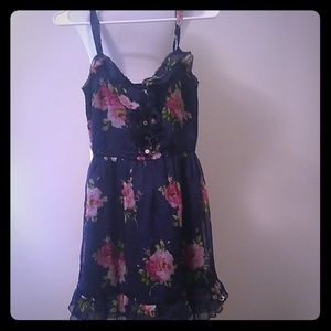 Ruffled floral dress